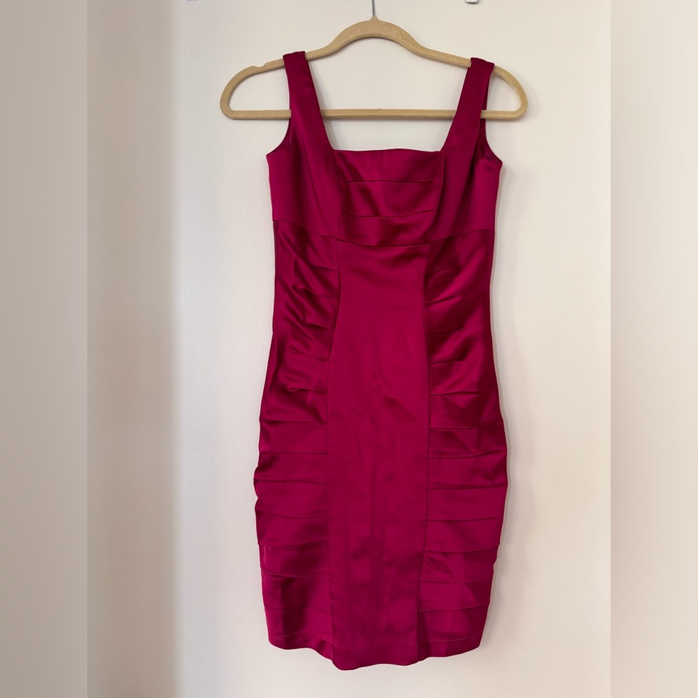 Jax Magenta/Hot Pink Bodycon Dress Size 4